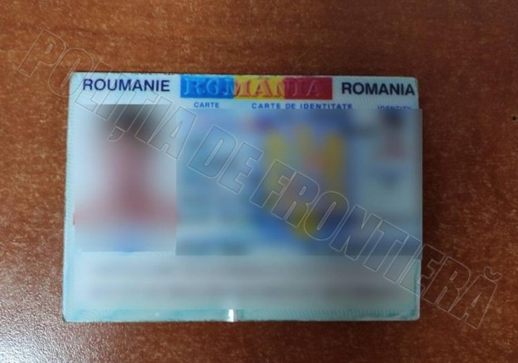 Carte de identitate românească cu semne rezonabile de falsificare, depistată la intrarea în țară