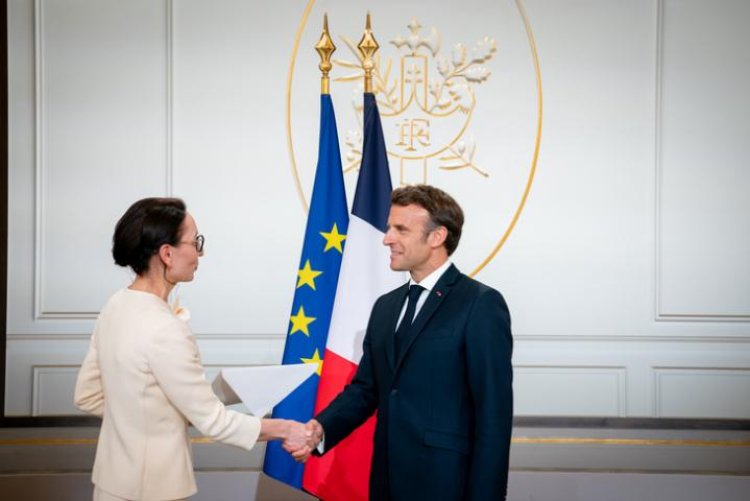 Ambasadoarea Corina Călugăru a prezentat scrisorile de acreditare președintelui Franței Emmanuel Macron