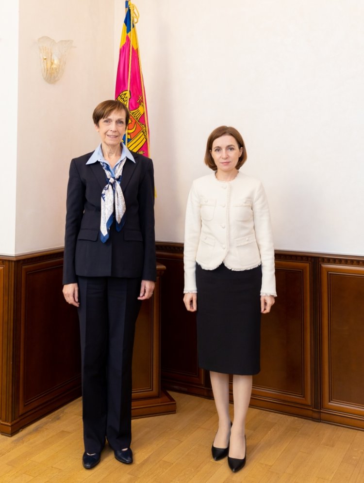 Cooperarea moldo-germană, discutată de șefa statului cu Ambasadoarea Germaniei, Margret Maria Uebber
