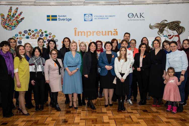 Prim-ministra Gavrilița a participat la un eveniment de susținere a femeilor victime ale violenței