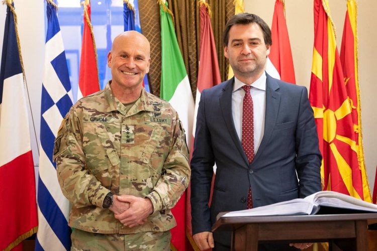 Întrevederea vicepremierului Nicu Popescu cu Christopher Cavoli, comandantul suprem al Forțelor Aliate din Europa