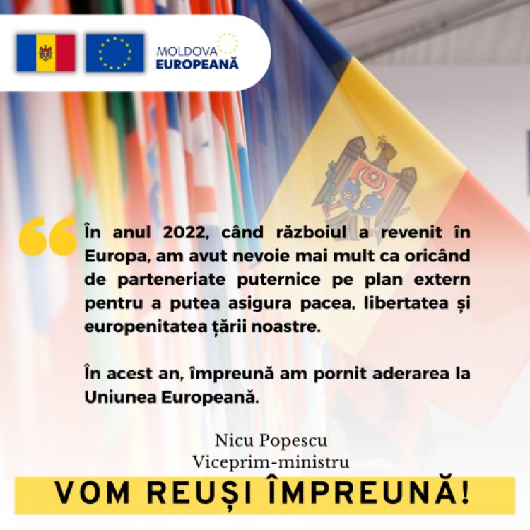Retrospectiva diplomatică 2022. Vicepremierul Nicu Popescu: „În anul 2022 am fost solidari și uniți, în 2023 vom reuși și mai multe împreună”