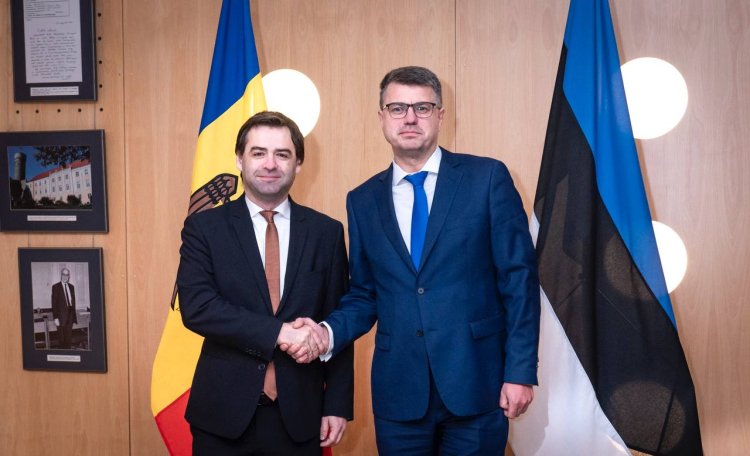 Șeful diplomației estone Urmas Reinsalu către ministrul Nicu Popescu la Tallinn: „Viitorul Republicii Moldova este în Uniunea Europeană”