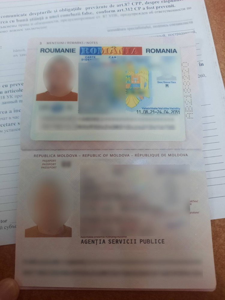 Un conațional și-ar fi cumpărat un buletin românesc falsificat