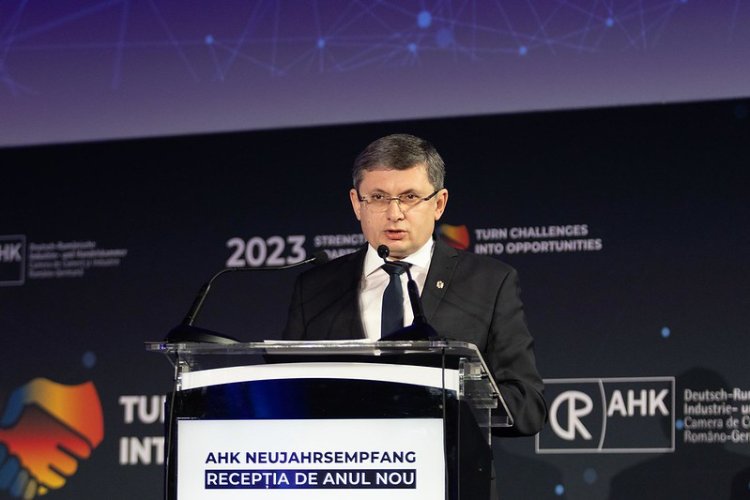 Igor Grosu la Recepția de Anul Nou 2023, organizată de AHK România: „Avem  nevoie de mult mai multe investiții în Republica Moldova” - 7Media.md