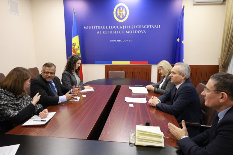 Noile priorități pe dimensiunea învățământului superior discutate cu noul șef al grupului de experți ai Băncii Mondiale pentru proiectul Învățământul Superior din Moldova
