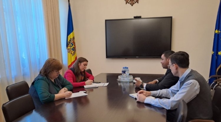 Ministra Veronica Sirețeanu s-a întâlnit cu reprezentantul permanent al FMI în Moldova