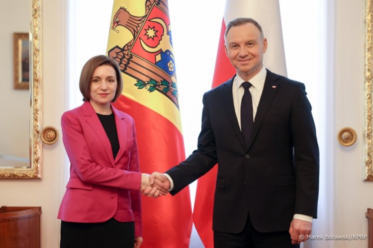 Relațiile moldo-poloneze discutate, la Varșovia, de Președinta Maia Sandu și Președintele Andrzej Duda