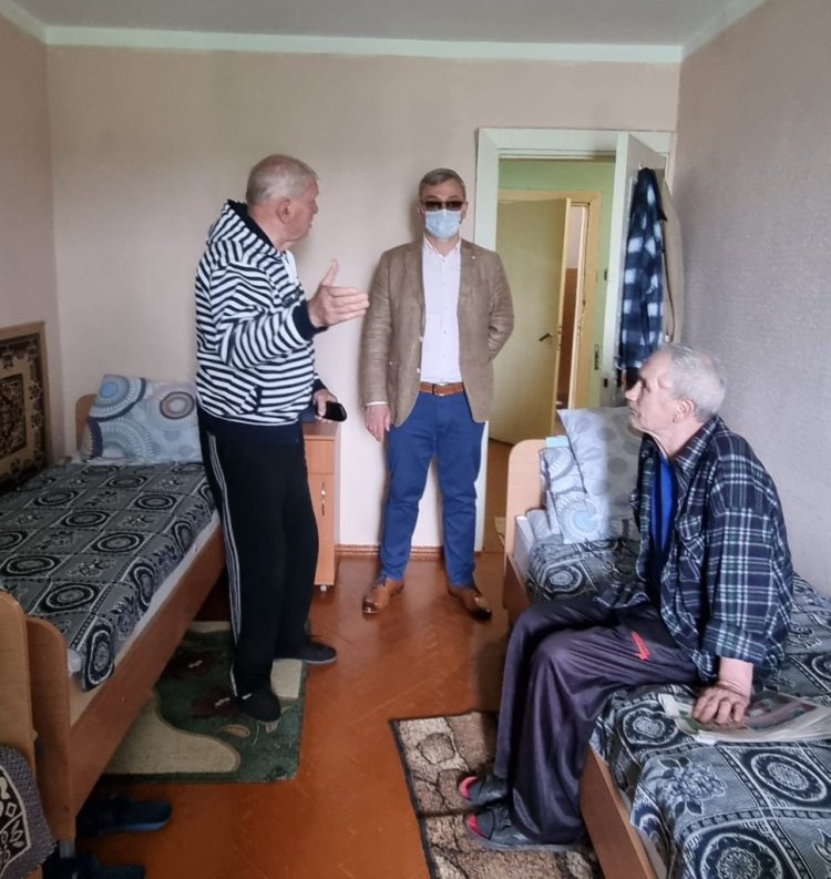 Secretarul de stat Vasile Cușca a vizitat centrele de plasament pentru persoane vârstnice și cu dizabilități din localitatea Cocieri